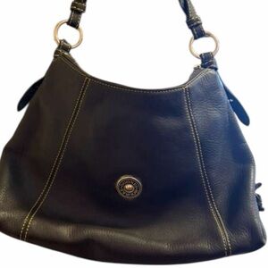 Dooney & Bourke Black Leather Hobo Bag